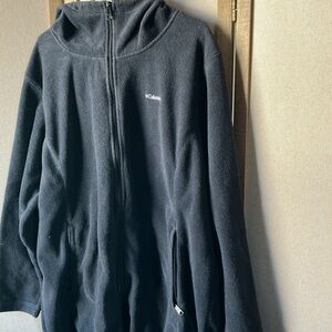 Columbia Black Fleece hooded Jacket 3x
